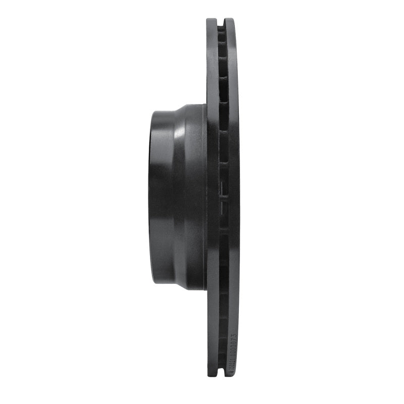 R1 12-18 BMW 428I Front Right Drilled & Slotted Black Brake Rotor