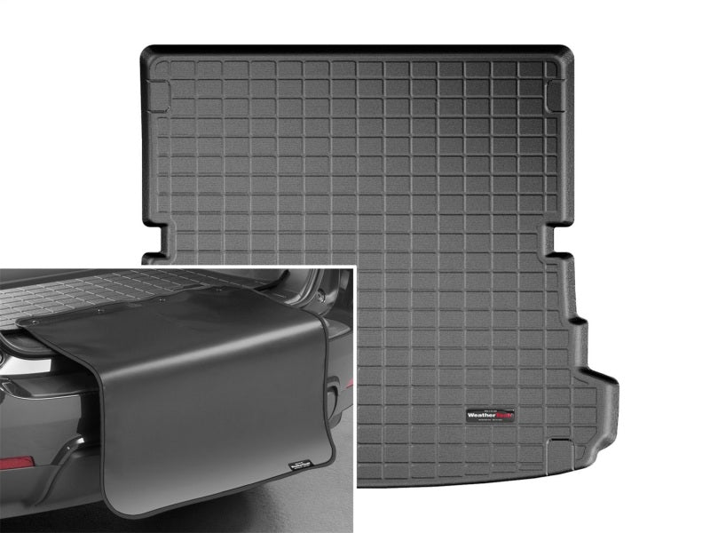 WeatherTech 17+ Cargo Liner With Bumper Protector - Black