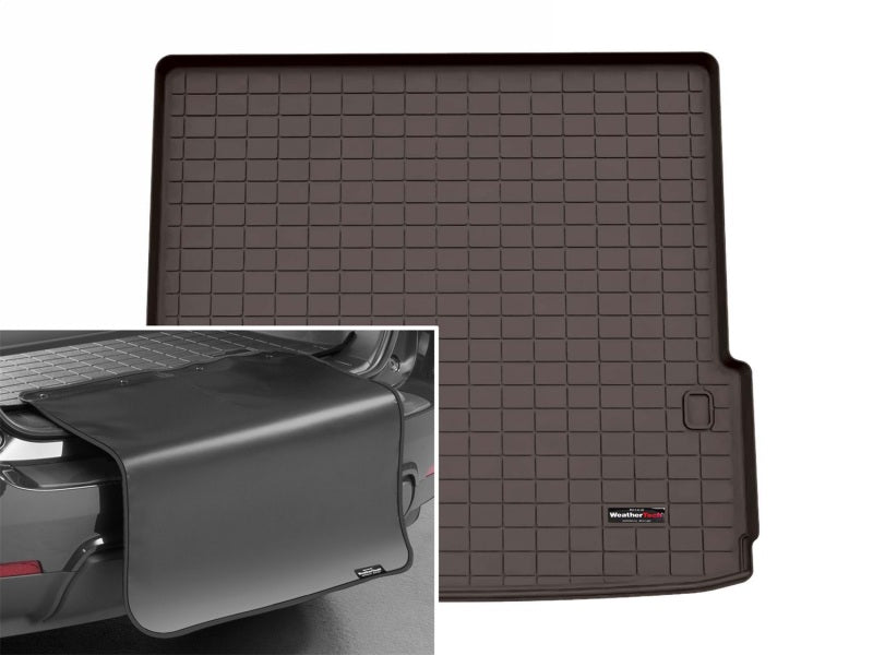 WeatherTech 2025 Infiniti QX80/Nissan Armada Cargo Liner w/Bumper Protector - Black