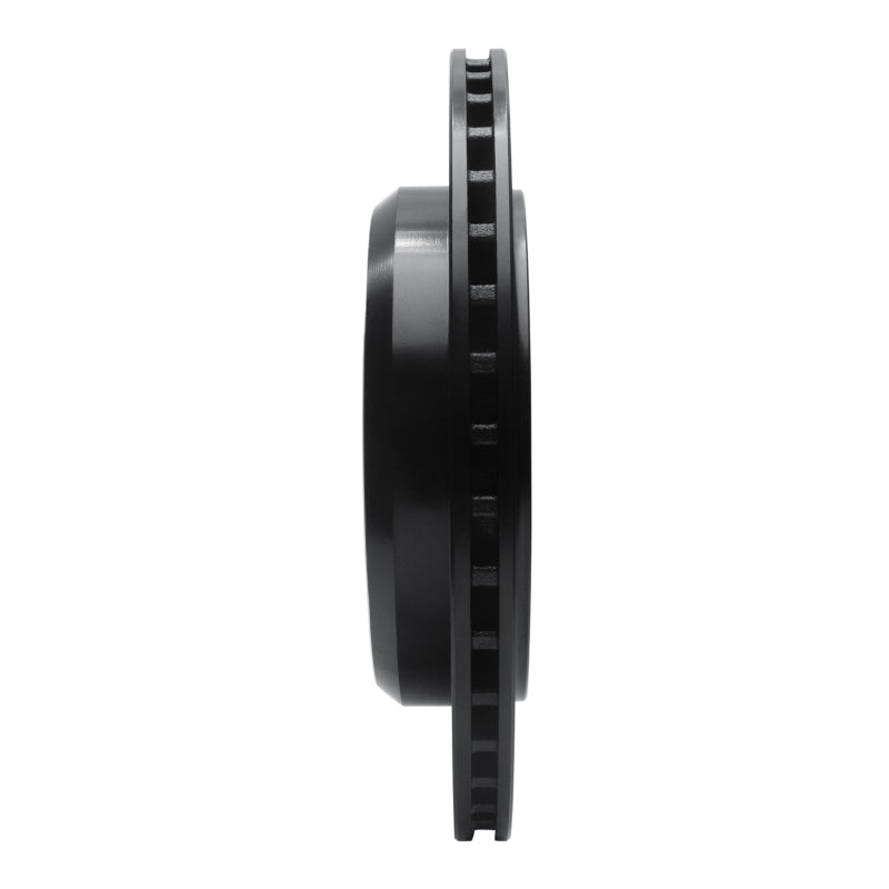 R1 11-25 Dodge Durango Rear Right Drilled & Slotted Black Brake Rotor