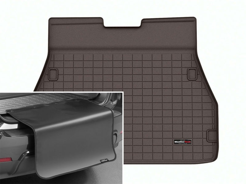 WeatherTech 22-23 Lexus LX w/4-Pass. Seating Cargo Liner w/Liner Bumper Protector - Cocoa