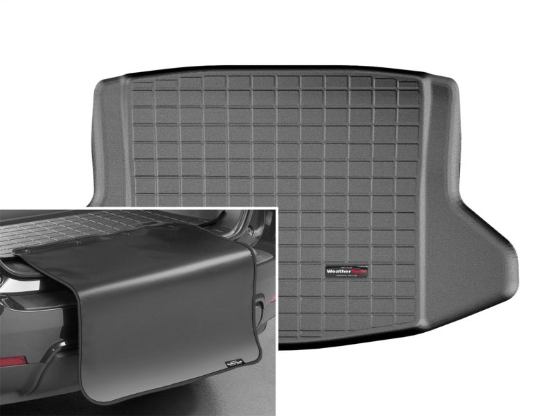 WeatherTech 2016+ Honda Civic Coupe Cargo Liner w/ Bumper Protector - Black