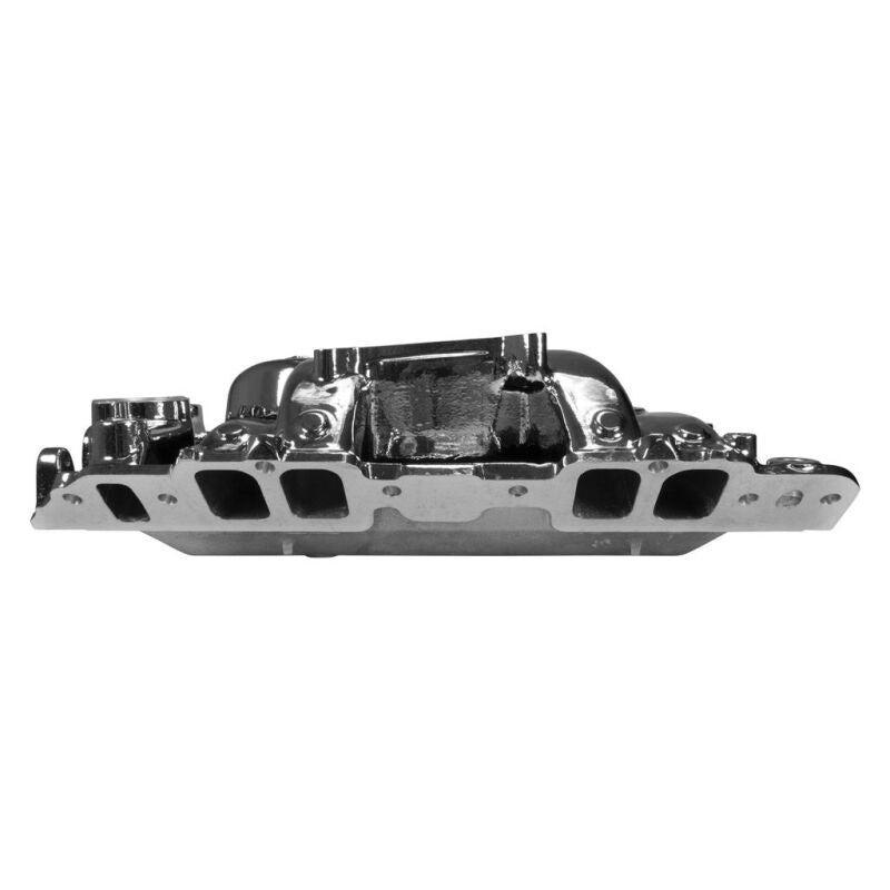 Edelbrock Chevy Big Block RPM Air-Gap 2-R Intake Manifold - Chrome Plasma Finish