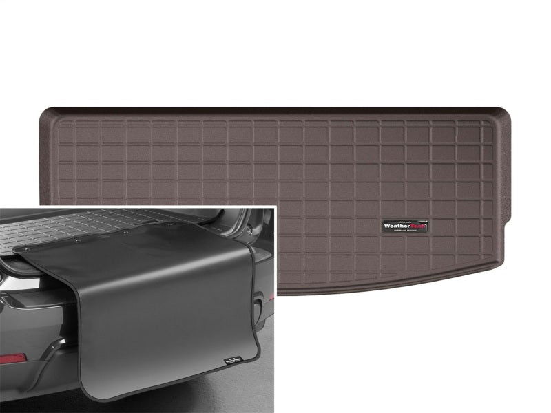 WeatherTech 2020+ Ford Explorer Cargo With Bumper Protector - Cocoa