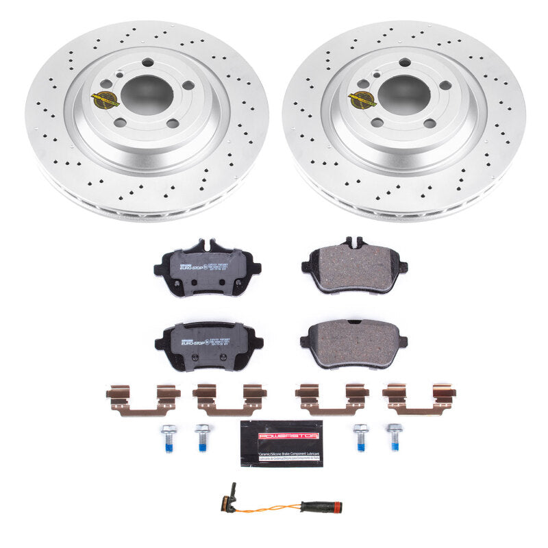 Power Stop 15-16 Mercedes-Benz SL400 Rear Euro-Stop Brake Kit