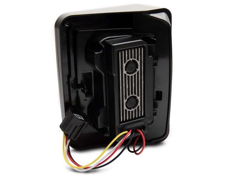 Raxiom 07-18 Jeep Wrangler JK Axial Series Lux LED Tail Lights- Black Housing (Clear Lens)