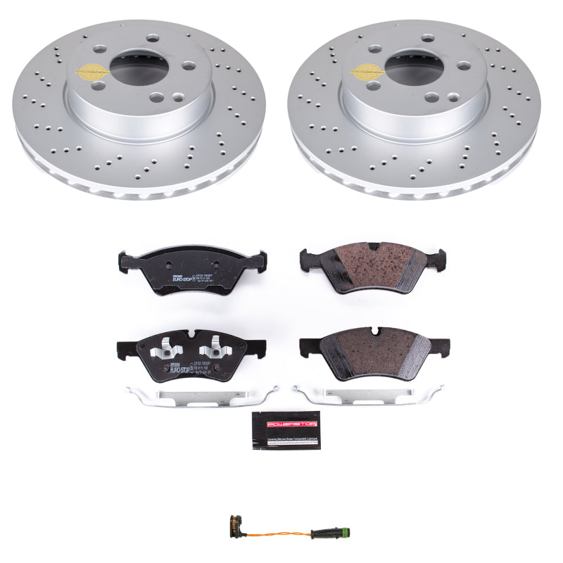 Power Stop 07-09 Mercedes-Benz E550 Front Euro-Stop Brake Kit