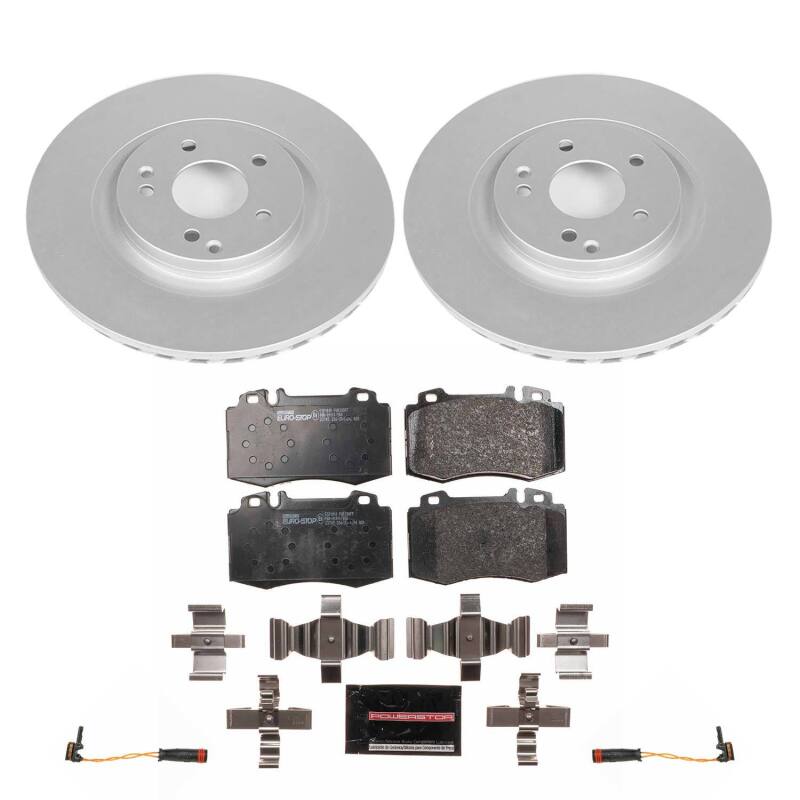 Power Stop 2004 Mercedes-Benz C230 Front Euro-Stop Brake Kit