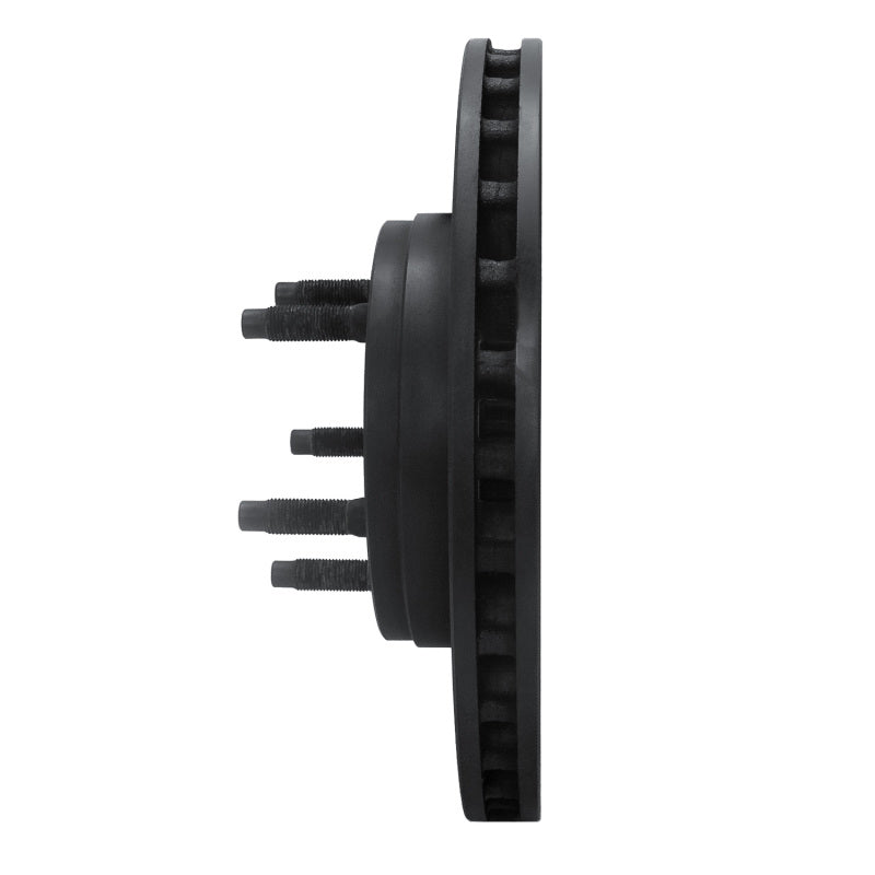 R1 95-97 Ford Ranger (USA/Canada) Front Right Drilled & Slotted Black Brake Rotor