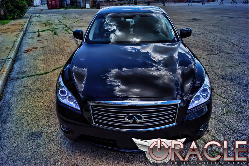 Oracle 10-13 Infiniti M37 LED Headlight Halo Kit - Blue
