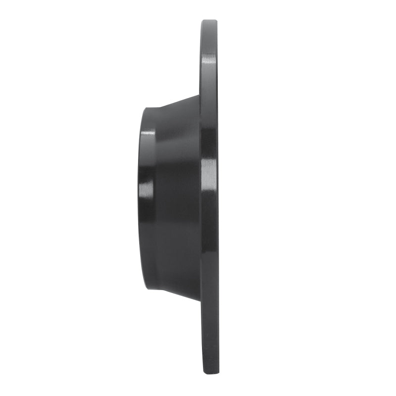 R1 08-15 Audi TT Quattro Rear Right Drilled & Slotted Black Brake Rotor