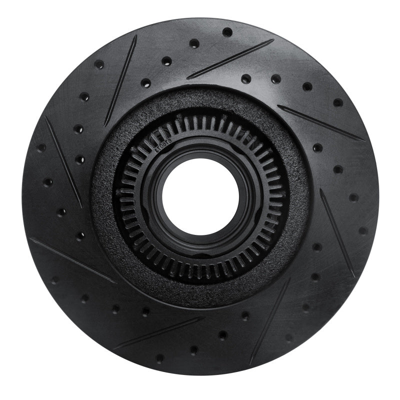 R1 95-97 Ford Ranger (USA/Canada) Front Right Drilled & Slotted Black Brake Rotor