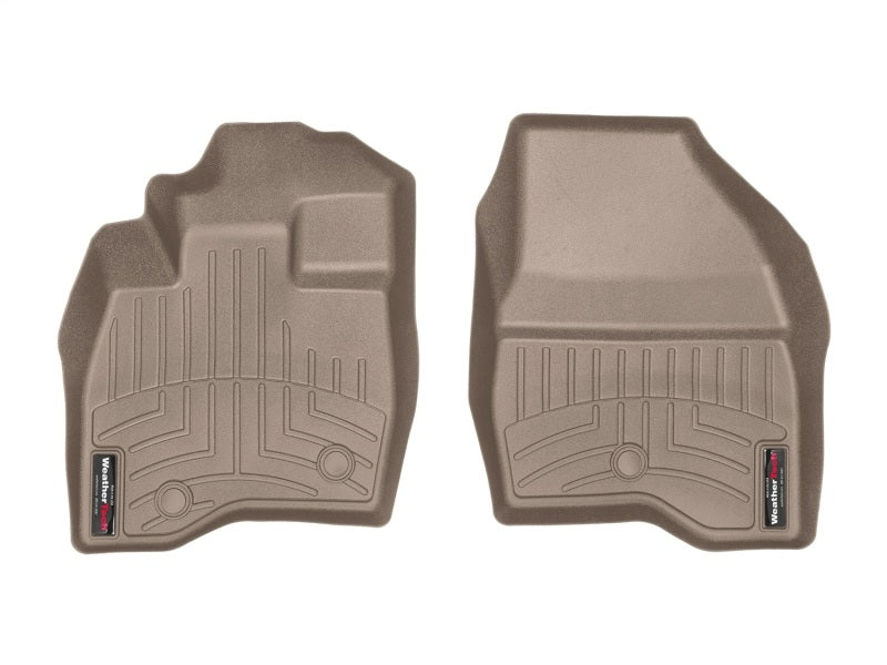 WeatherTech 2017+ Ford Explorer Front FloorLiner - Tan