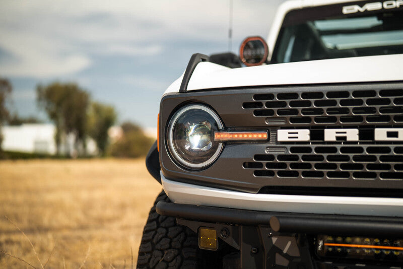 DV8 Offroad 2021-2025 Ford Bronco Black Headlights