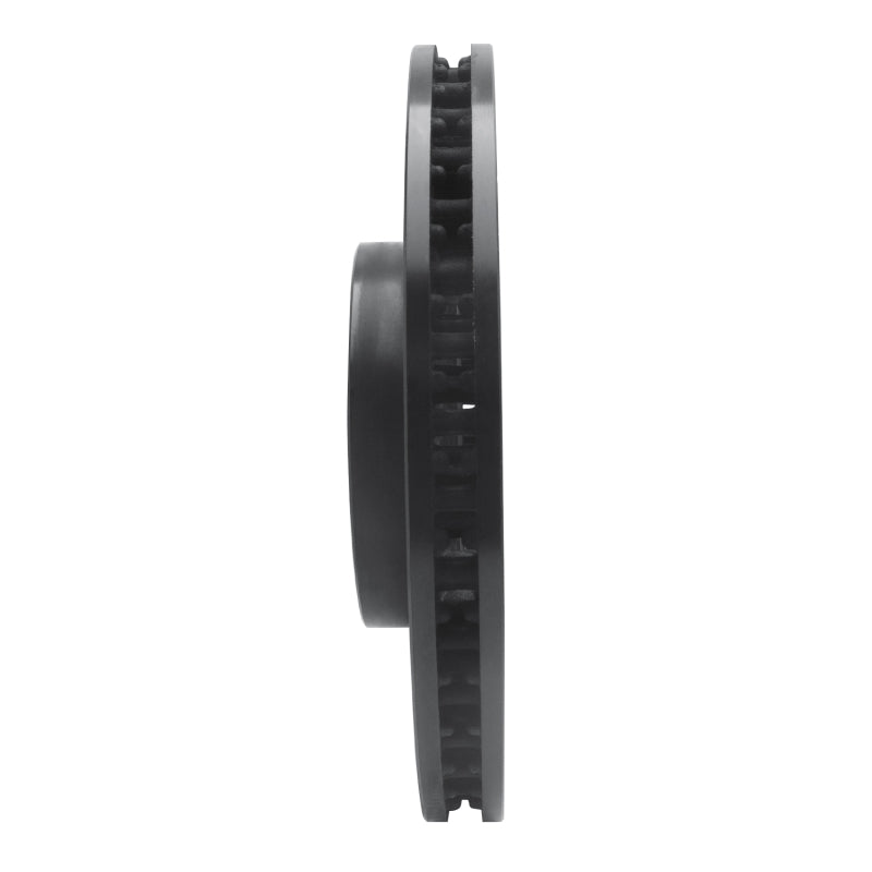R1 18-20 Land Rover Range Rover Front Left Drilled & Slotted Black Brake Rotor
