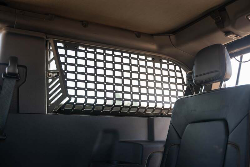 DV8 Offroad 21-24 Ford Bronco 2-Door Rear Window Pocket Molle Panels