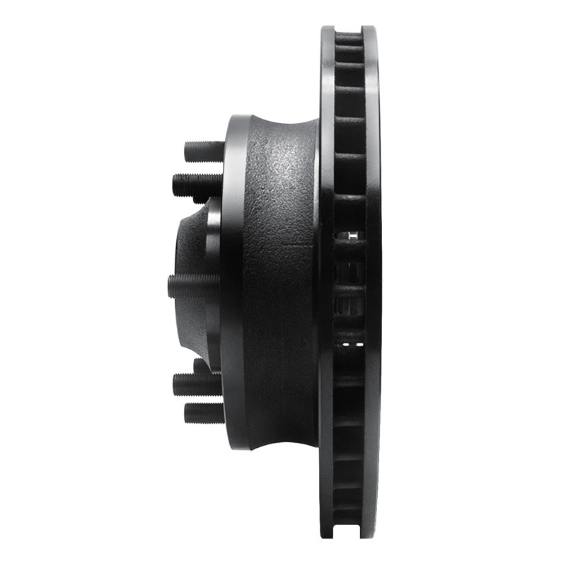 R1 71-95 Chevrolet C20 Pickup Front Right Drilled & Slotted Black Brake Rotor