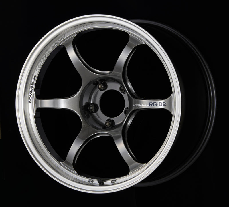 Advan RG-D2 18x9.5 +35 5x120 Machining and Racing Hyper Black Wheel