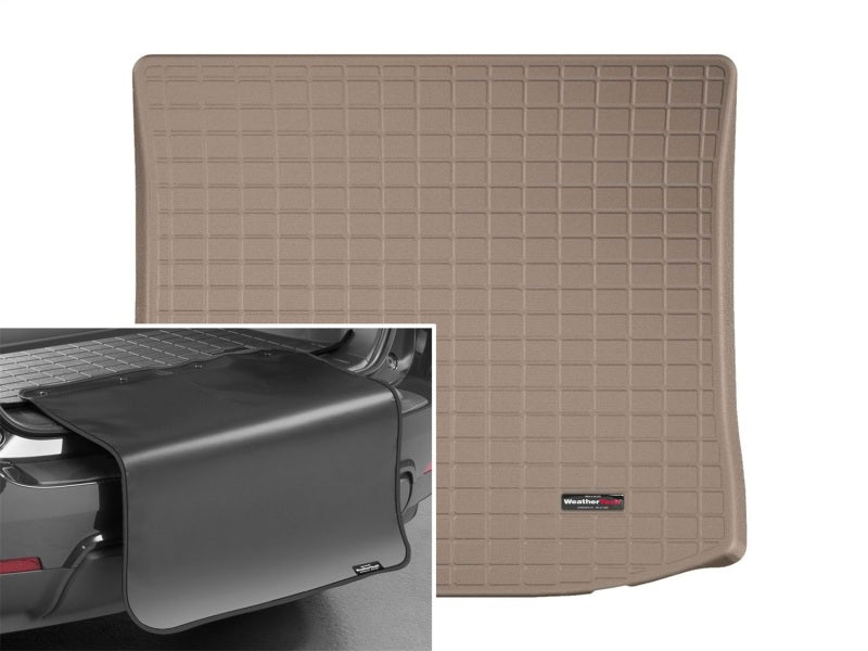 WeatherTech 15+ Ford Edge Cargo Liner w/ Bumper Protector - Tan