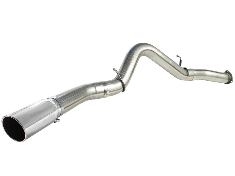 aFe MACH Force XP Exhaust 5in DPF-Polished, GM Diesel Trucks 07.5-10 V8-6.6L 9(td) LMM