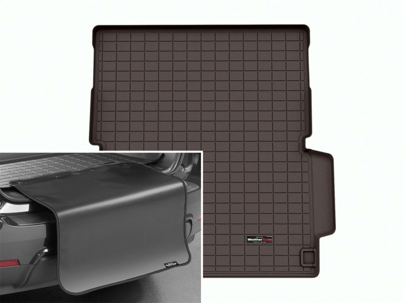 WeatherTech 22-23 Land Rover Range Rover L460 (7 Pass.) Cargo Liner w/Bumper Protector - Cocoa