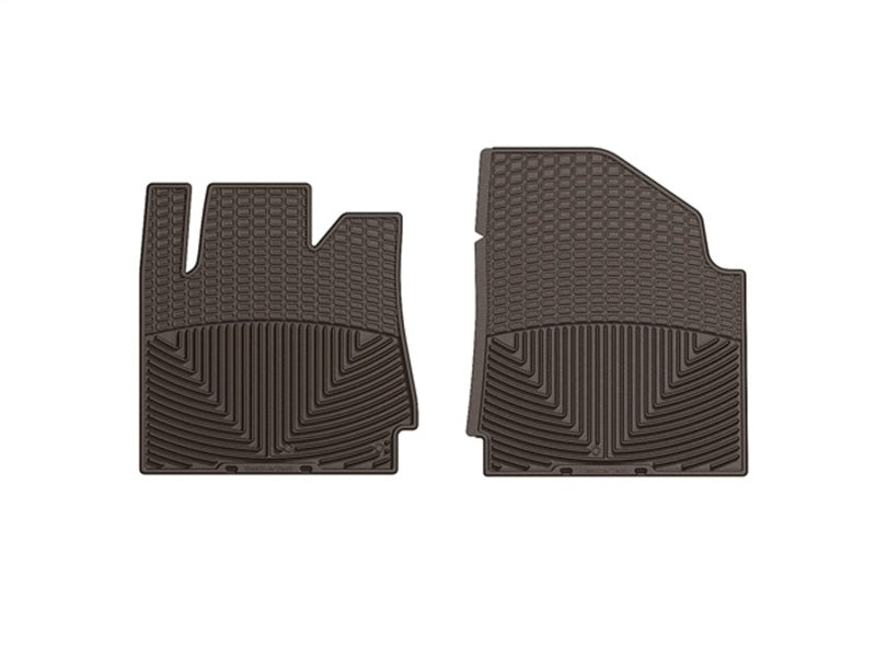 WeatherTech 10+ Cadillac SRX Front Rubber Mats - Cocoa