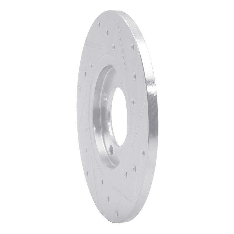 R1 70-79 Toyota Carina Front Left Drilled & Slotted Silver Brake Rotor