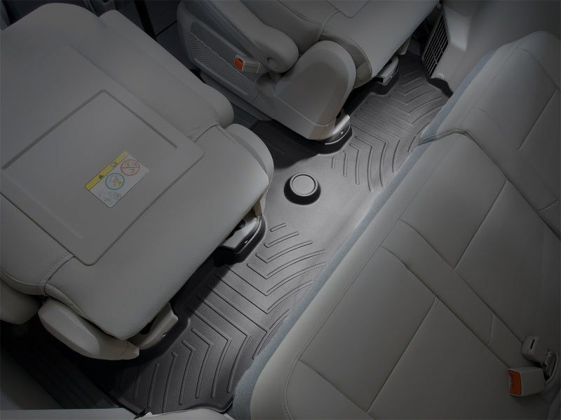 WeatherTech 08+ Chrysler Town & Country Rear FloorLiner - Black