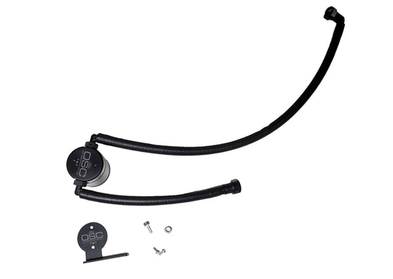 J&amp;L 20-25 Chevrolet Corvette 6.2L LT2 Targa Top Passenger Side Oil Separator 3.0 - Black Anodize