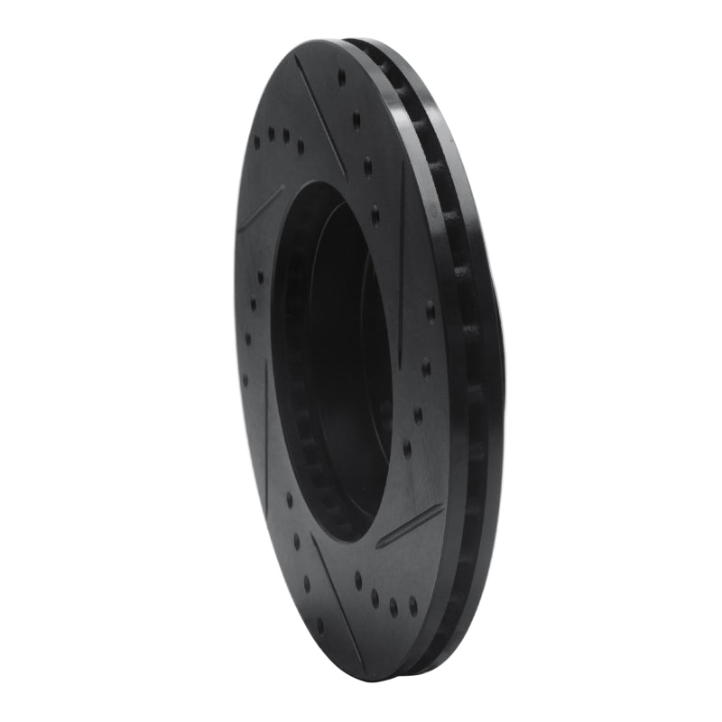 R1 90-05 Buick Skylark Front Left Drilled & Slotted Black Brake Rotor