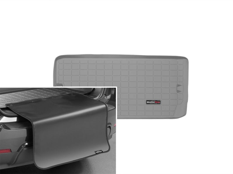 WeatherTech 11-16 Dodge Durango Cargo With Bumper Protector - Grey