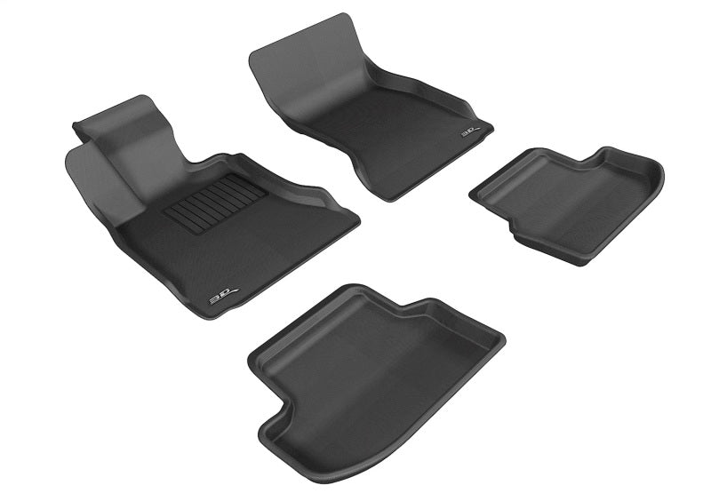 3D MAXpider 11-16 BMW 5 Series Sedan (F10) RWD Kagu Black Full Set