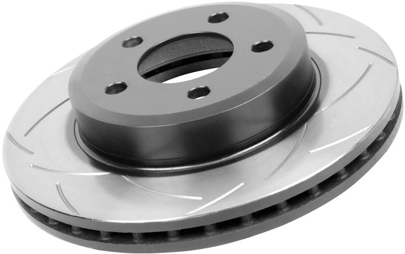 DBA 03-07 Holden Rodeo Front 4X4 Survival T2 Slotted Rotors (Reverse Mount)