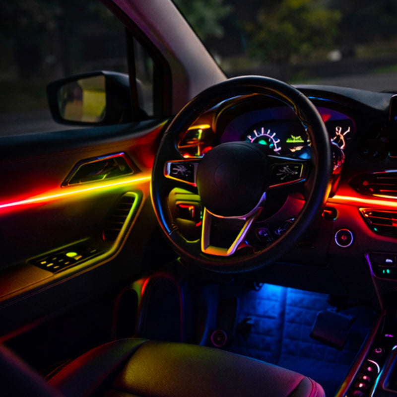 Oracle Lighting Dynamic Colorshift 18 Piece Universal Full LED Interior Dash Board Kit