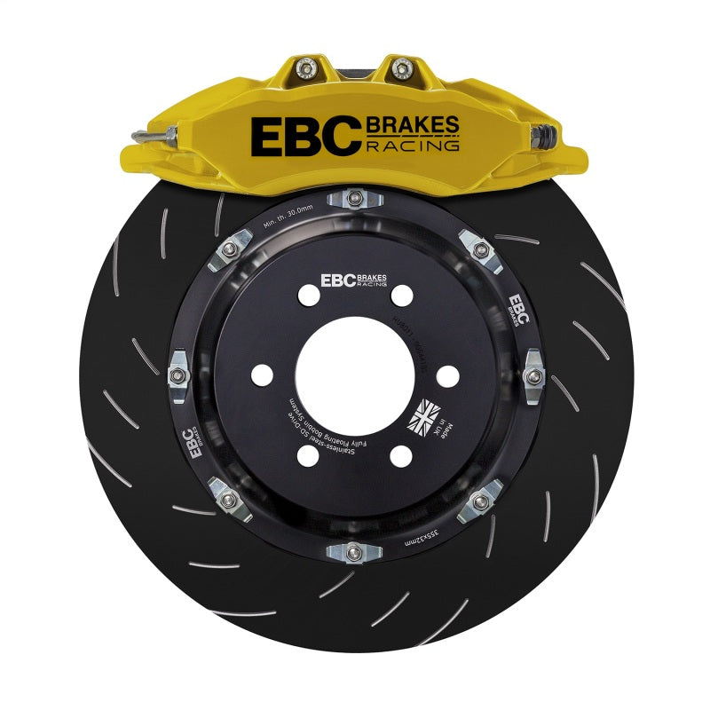 EBC Racing 89-98 Nissan Skyline GT-R R32/R33 Yellow Apollo-6 Caliper 355mm Rotor Front Big Brake Kit