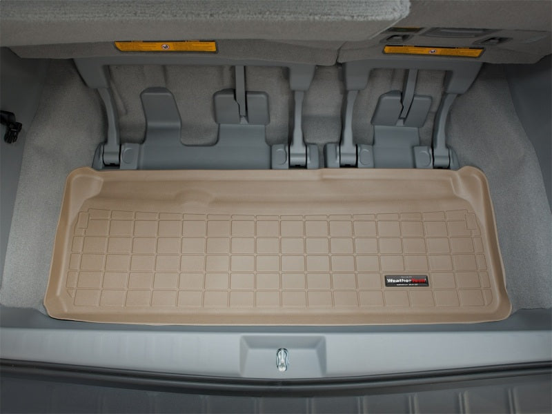WeatherTech 11+ Toyota Sienna Cargo Liners - Tan