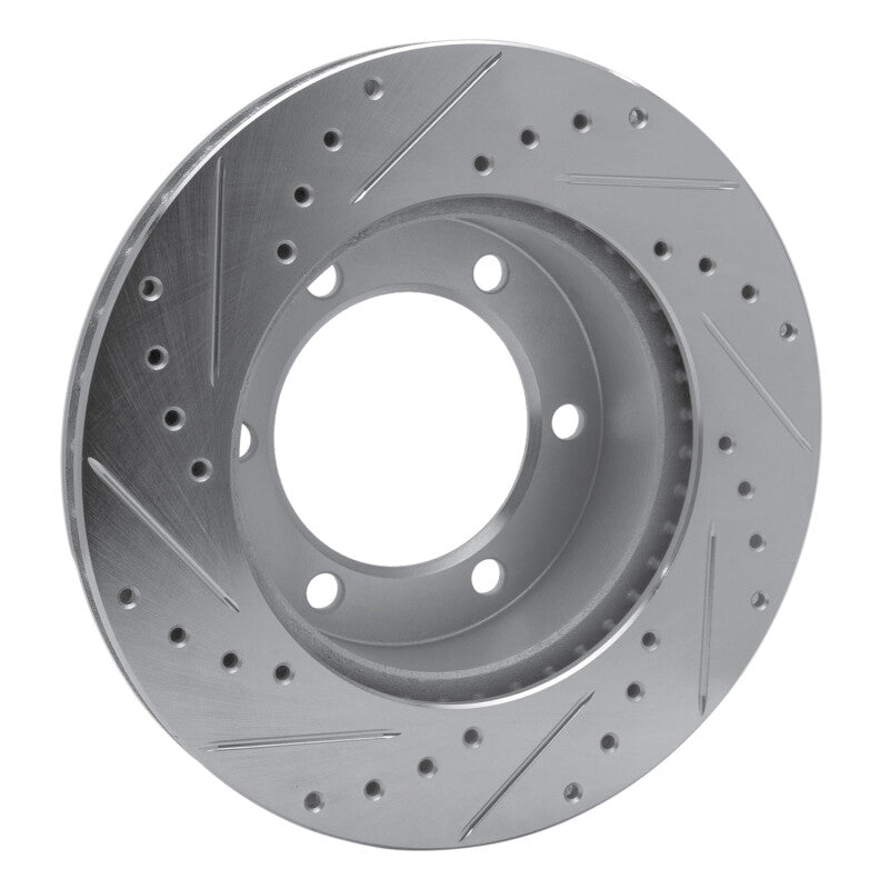 R1 95-04 Toyota 4Runner Front Right Drilled & Slotted Silver Brake Rotor