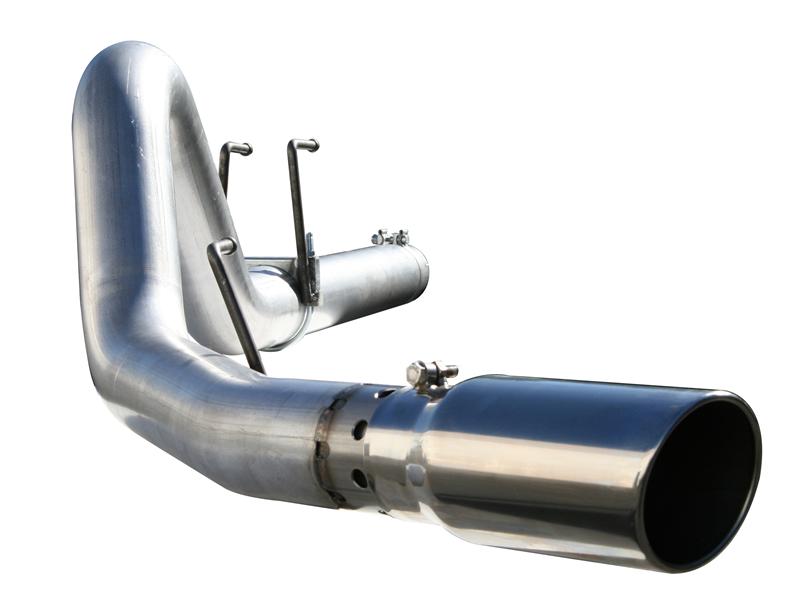 aFe MACHForce XP 5in DPF-Back 409SS Exhaust Dodge Diesel Trucks 07.5-12 L6-6.7L (td) Polished Tip