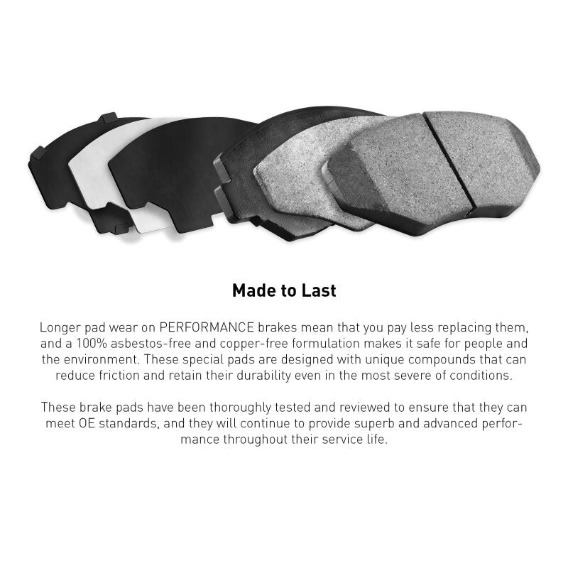 R1 93-98 Toyota Supra Front Performance Sport Brake Pads