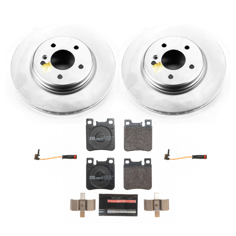 Power Stop 02-04 Mercedes-Benz C32 AMG Rear Euro-Stop Brake Kit