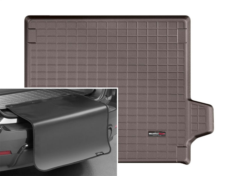 WeatherTech 14+ Land Rover Range Rover Sport 5-Passenger Cargo Liners With Bumper Protector - Cocoa