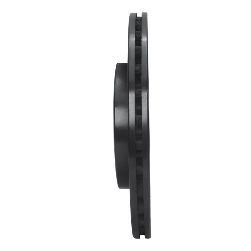 R1 14-19 Mercedes-Benz CLA250 Rear Right Drilled & Slotted Black Brake Rotor