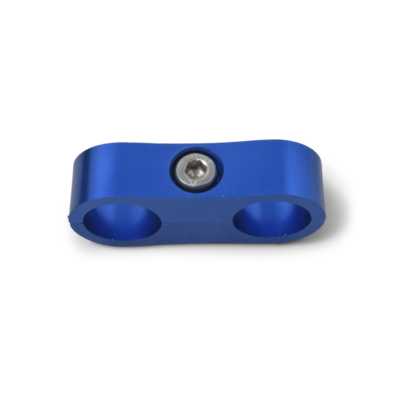 Russell Hose Separator For -12 Braided Hose Blue Anodize (2 Pack)