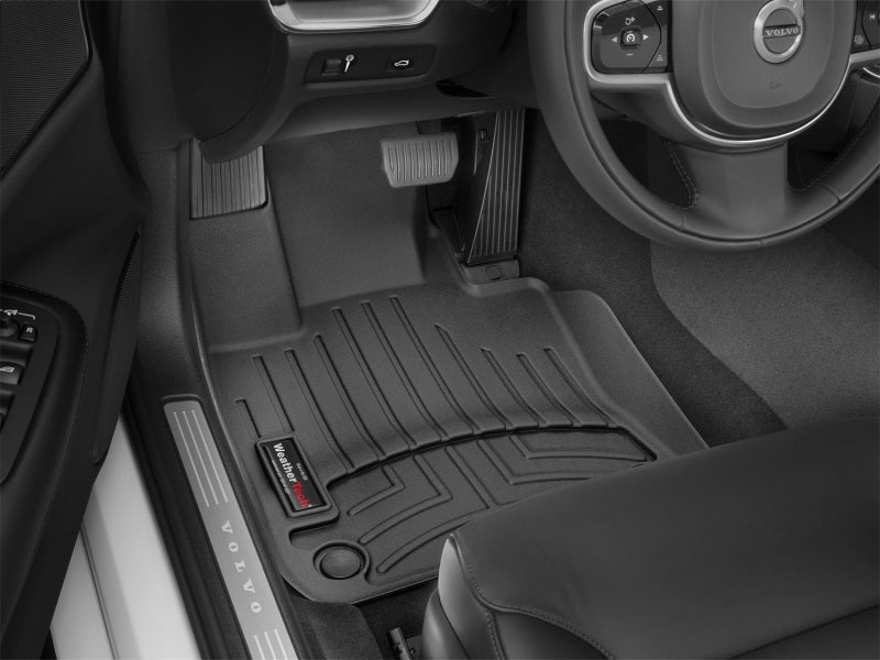 WeatherTech 19-24 Volvo S60 (Will Not Fit Plug-In Hybrid Models) Front FloorLiner - Black