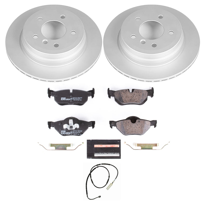 Power Stop 13-15 BMW X1 Rear Euro-Stop Brake Kit