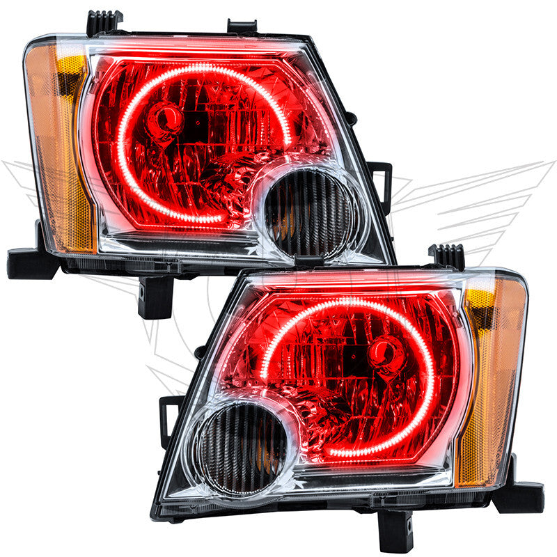 Oracle 05-14 Nissan Xterra LED Headlight Halo Kit - Red