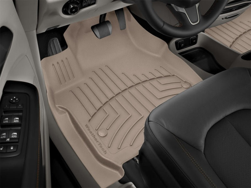 WeatherTech 2017+ Chrysler Pacifica Front FloorLiner HP - Tan