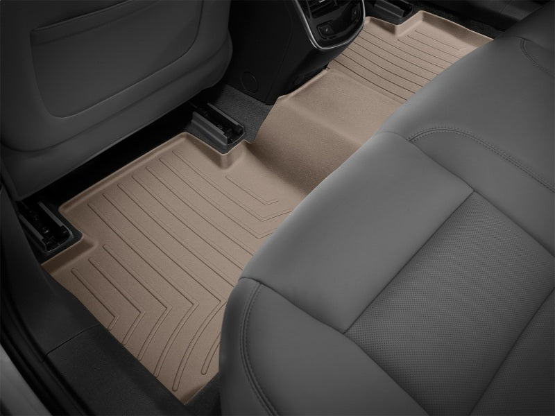 WeatherTech 13+ Cadillac XTS Rear FloorLiner - Tan