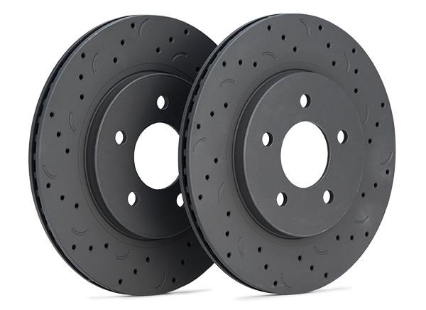 Hawk Talon 1997 Acura Integra Type R Drilled and Slotted Front Brake Rotor Set