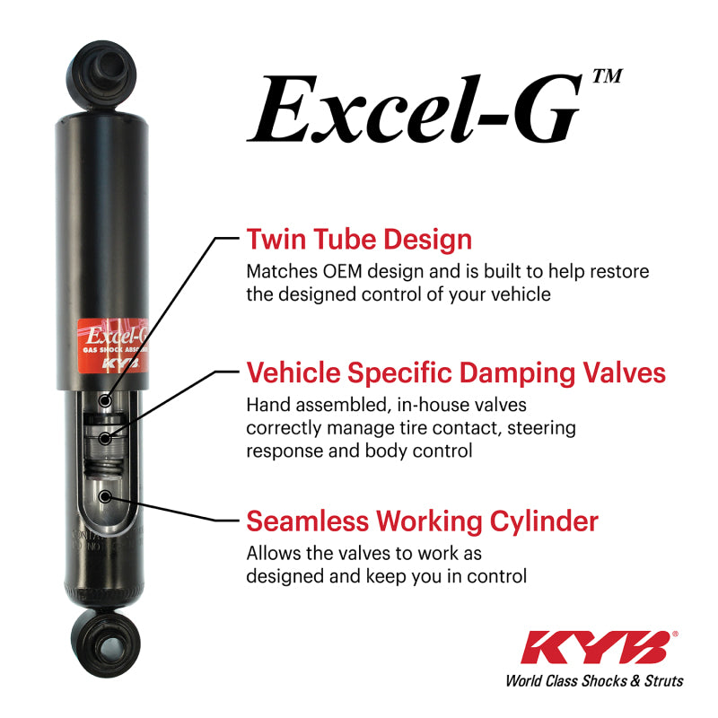 KYB Shocks & Struts Excel-G Rear Shock Absorber 2013-2016 Ford Fusion